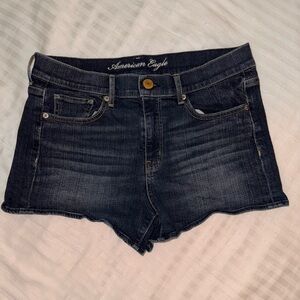 American Eagle Dark Wash Denim Shorts